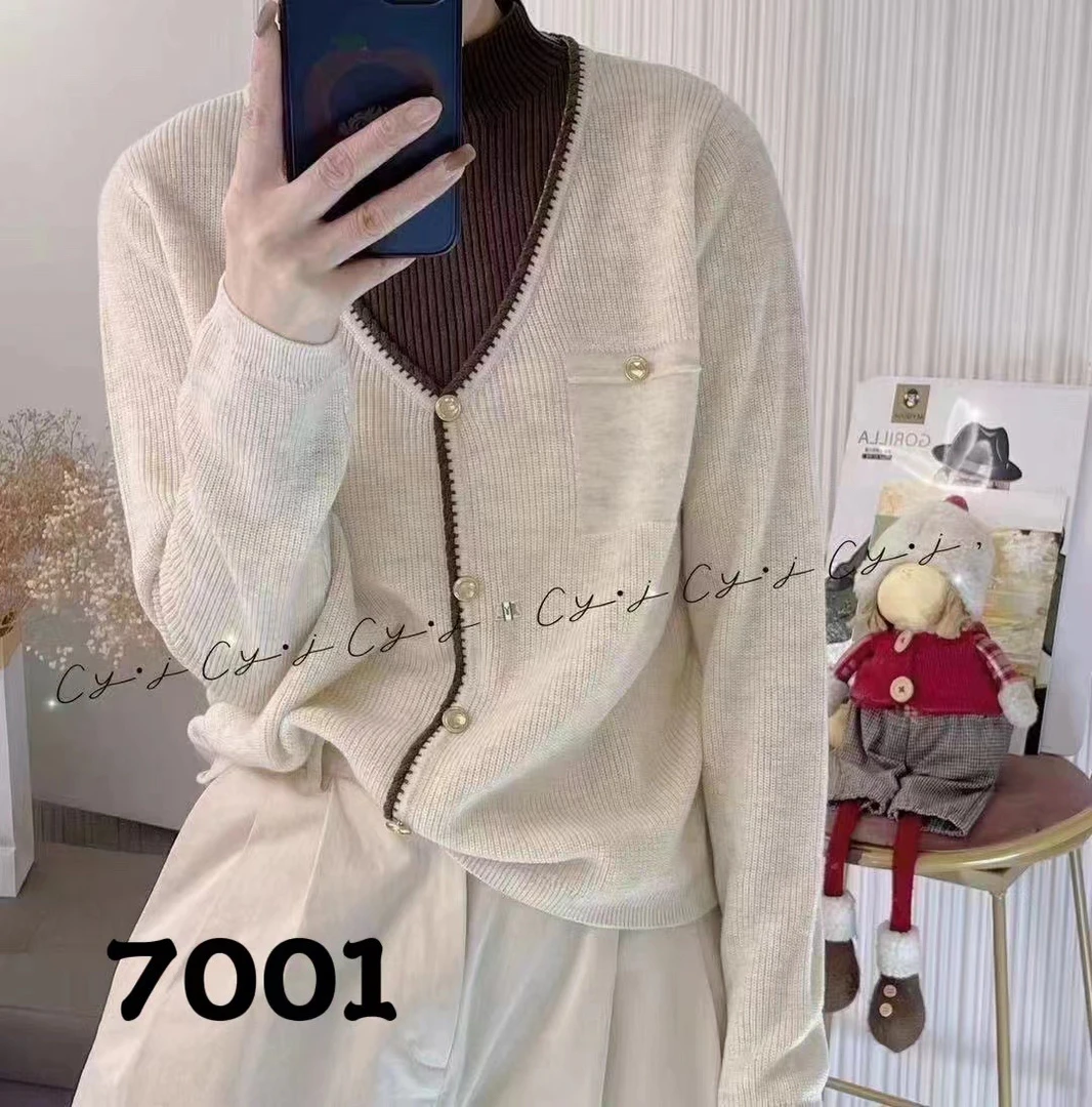 17001长袖针织衫毛衣百搭羊毛衫打底衫秋冬圆领网红上衣女装时尚