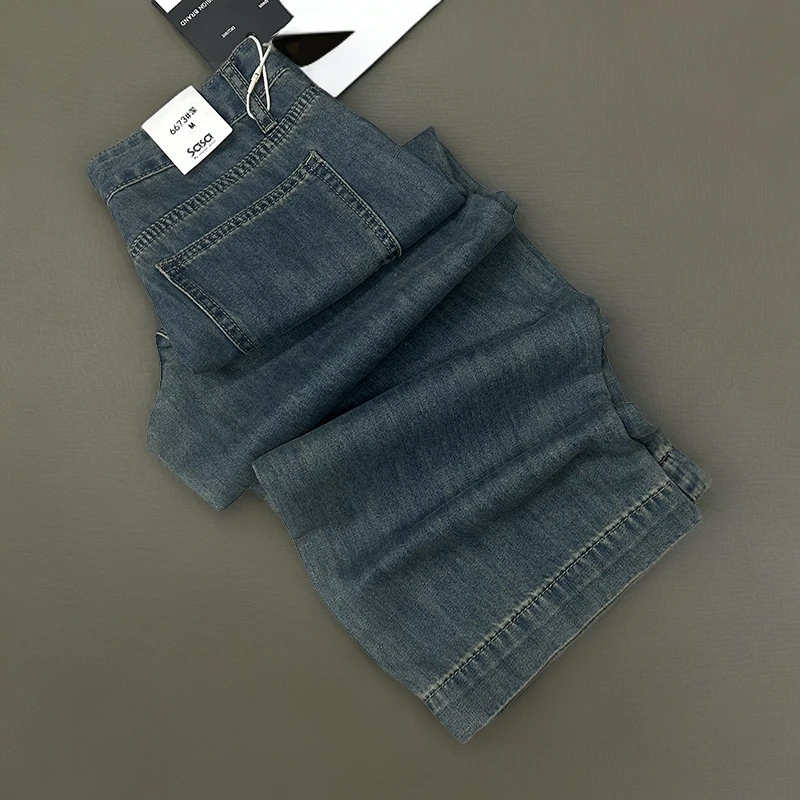 女九分裤直筒弹力显瘦休闲夏季百搭牛仔裤