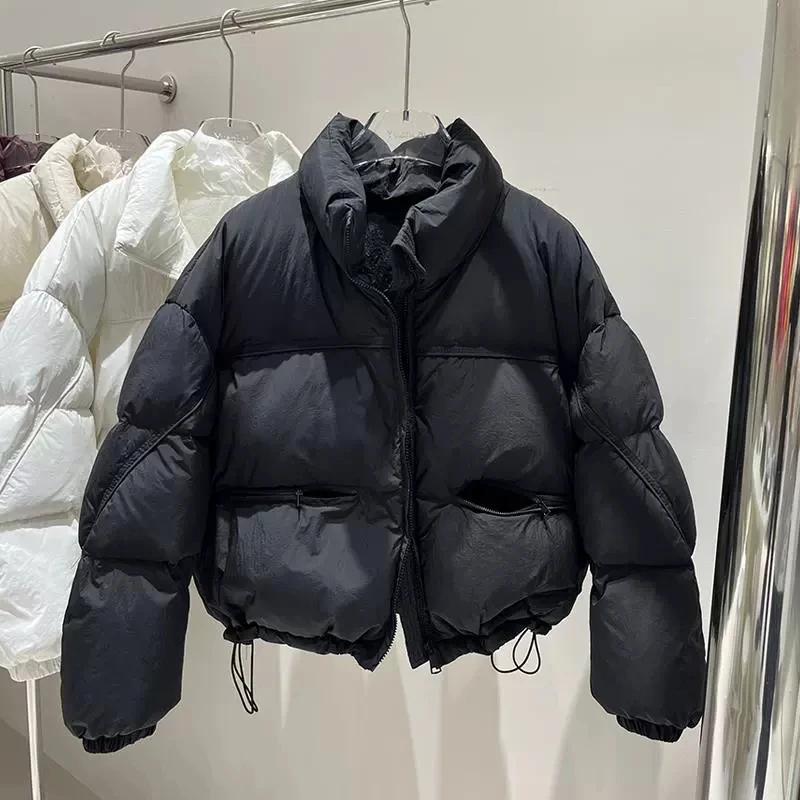 【州州专属】90%白鸭绒羽绒服女士爆款面包服泡芙短款小个子外套1