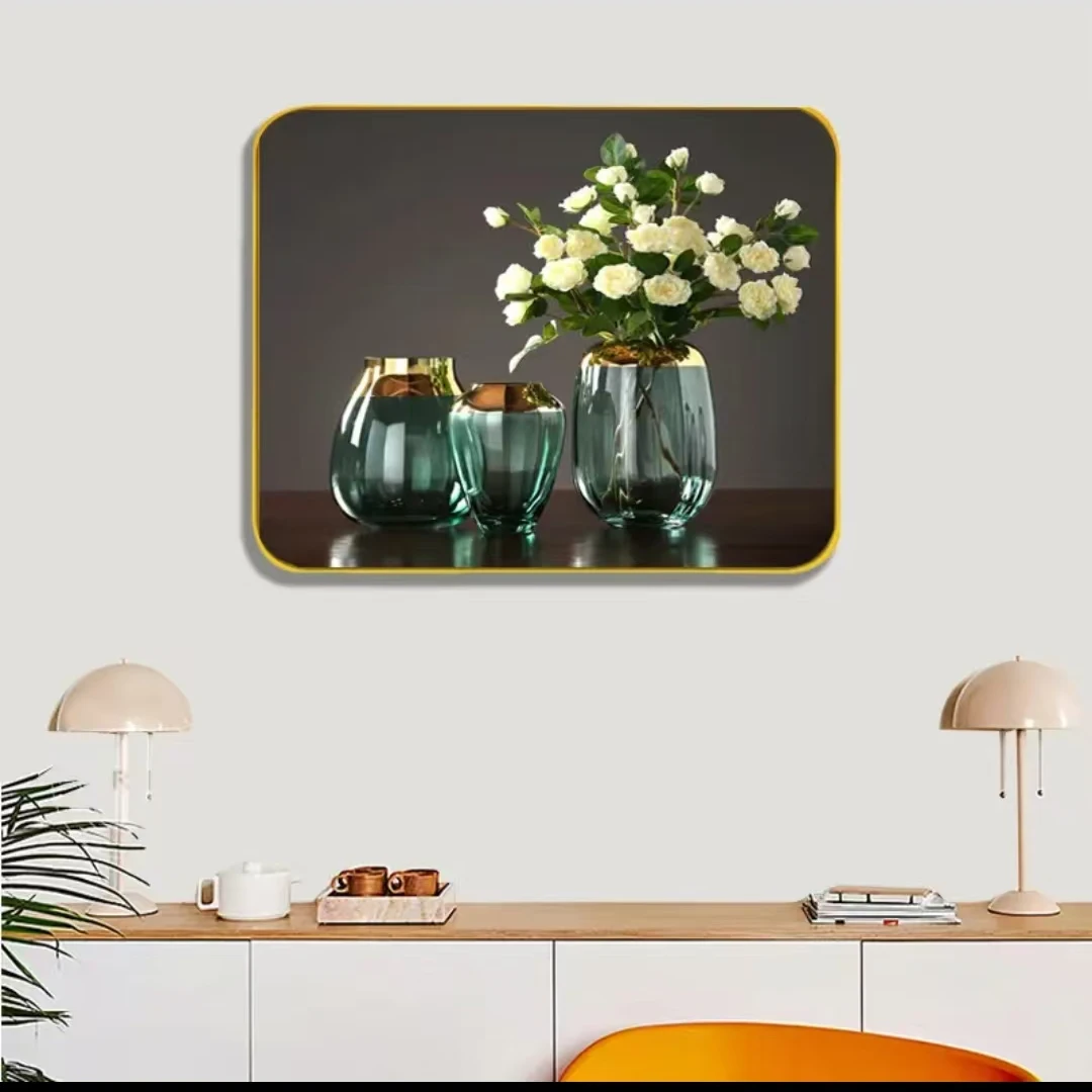 花瓶P01横板沙发背景墙挂画装饰画30*40福利款905
