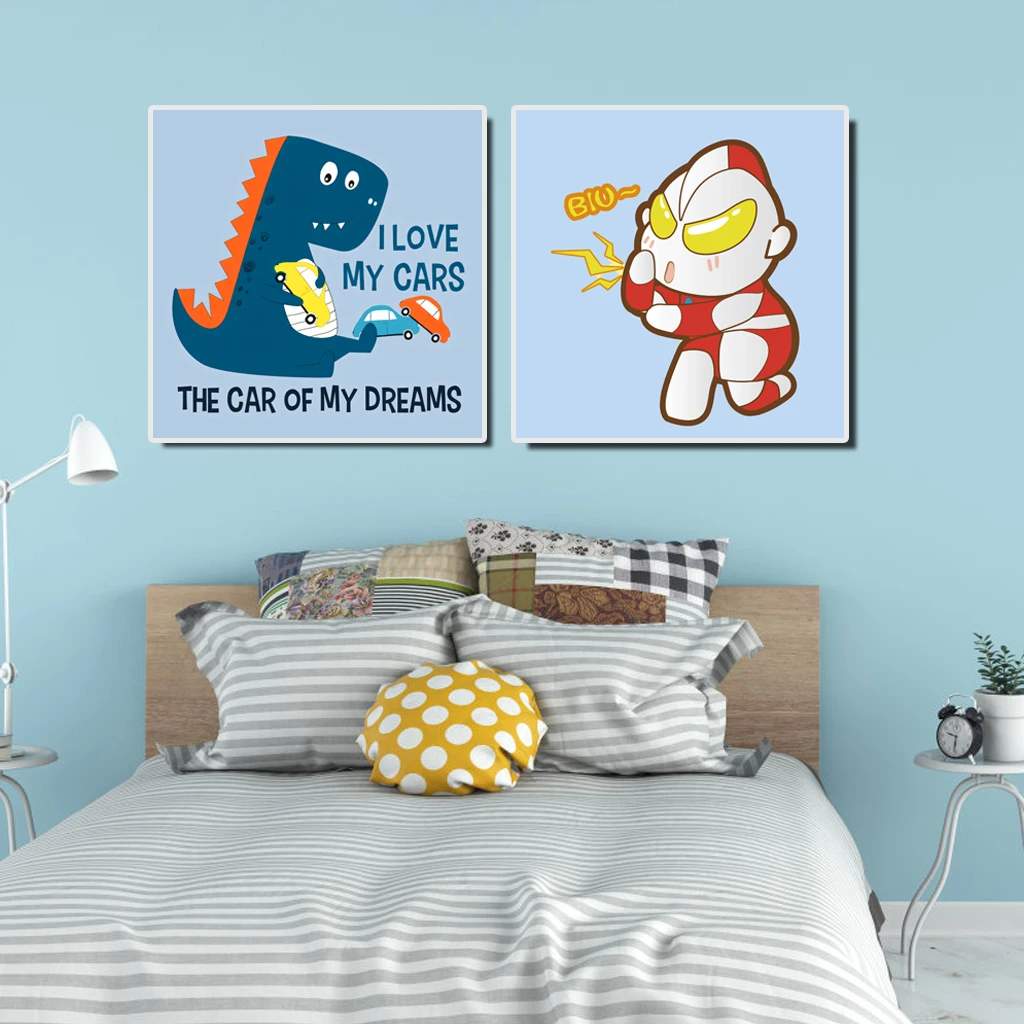 餐厅卧室【奥特】两联画40X40晶瓷平面装饰画简约抽象