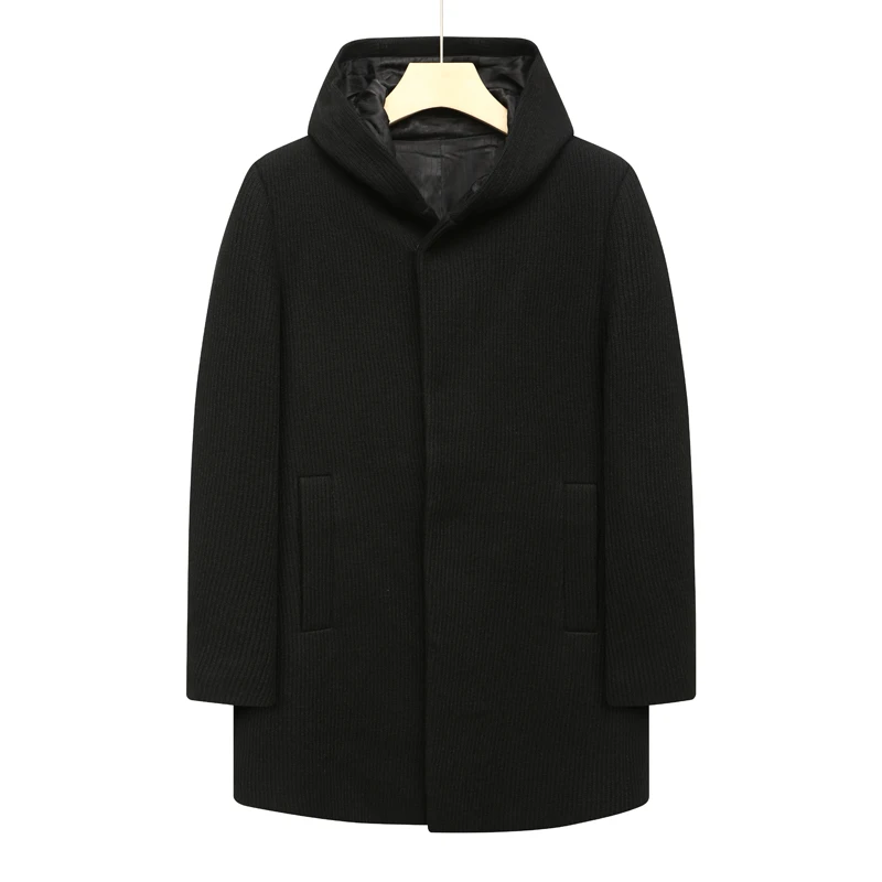 CA338 机场货 卡秋冬男毛呢大衣 单排扣保暖外套时尚都市