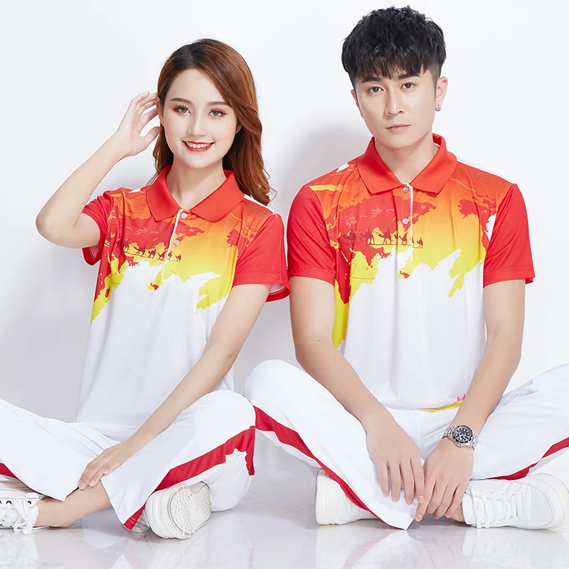 健步走休闲运动T恤上衣女夏跑步运动服佳木斯健身操速干透气短袖