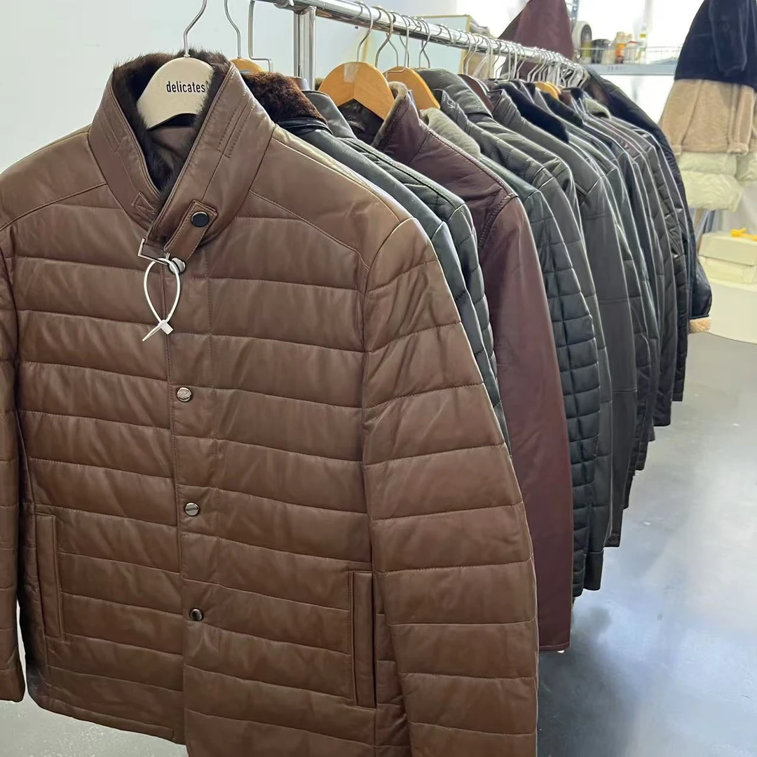 【小辉哥粉丝专享】 冬季男女同款真皮皮衣 711-720