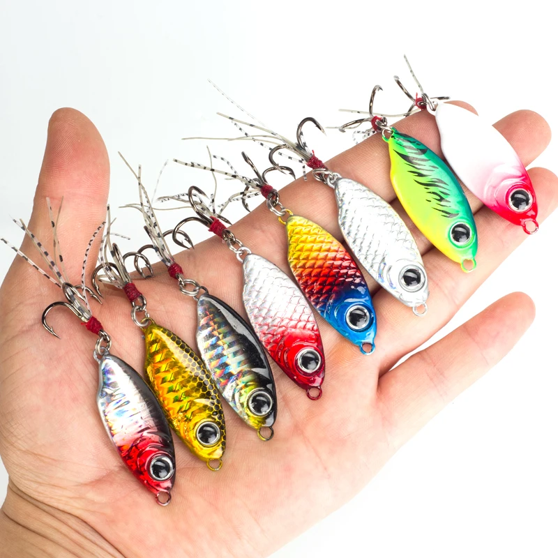 新款飘蓝刀小铁板路亚发烧友飘落式翘嘴微物远投路亚假饵