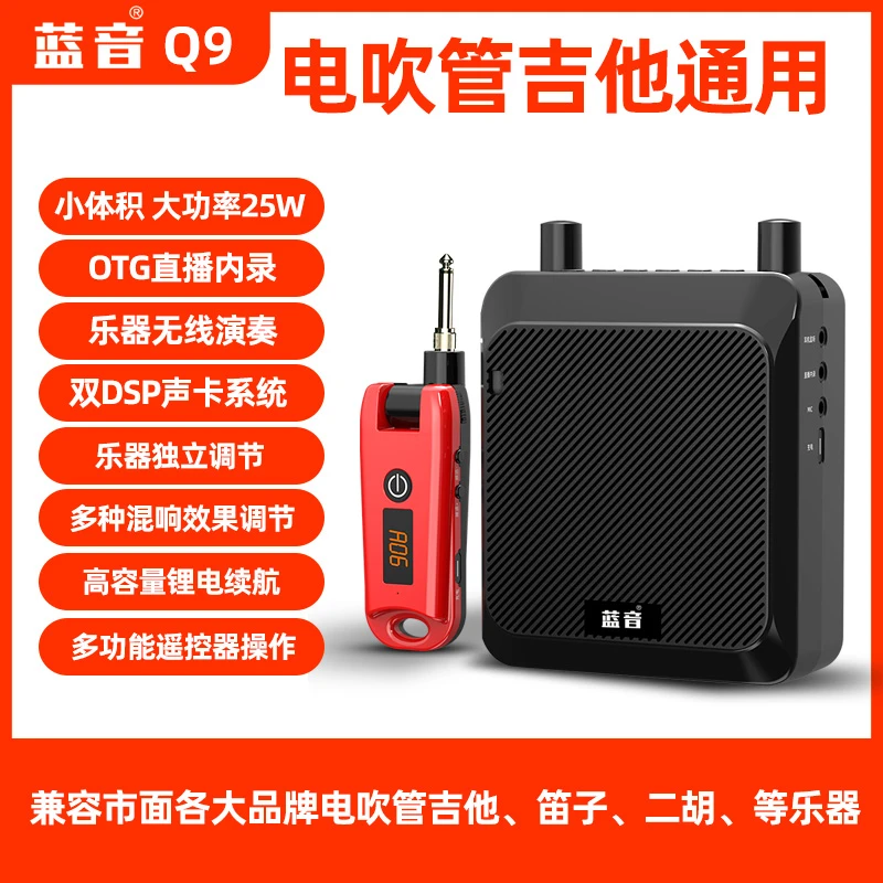 蓝音Q9高品质电吹管吉他音箱