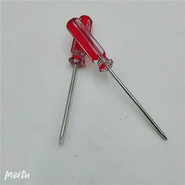 水晶把小十字改锥螺丝刀1把/件