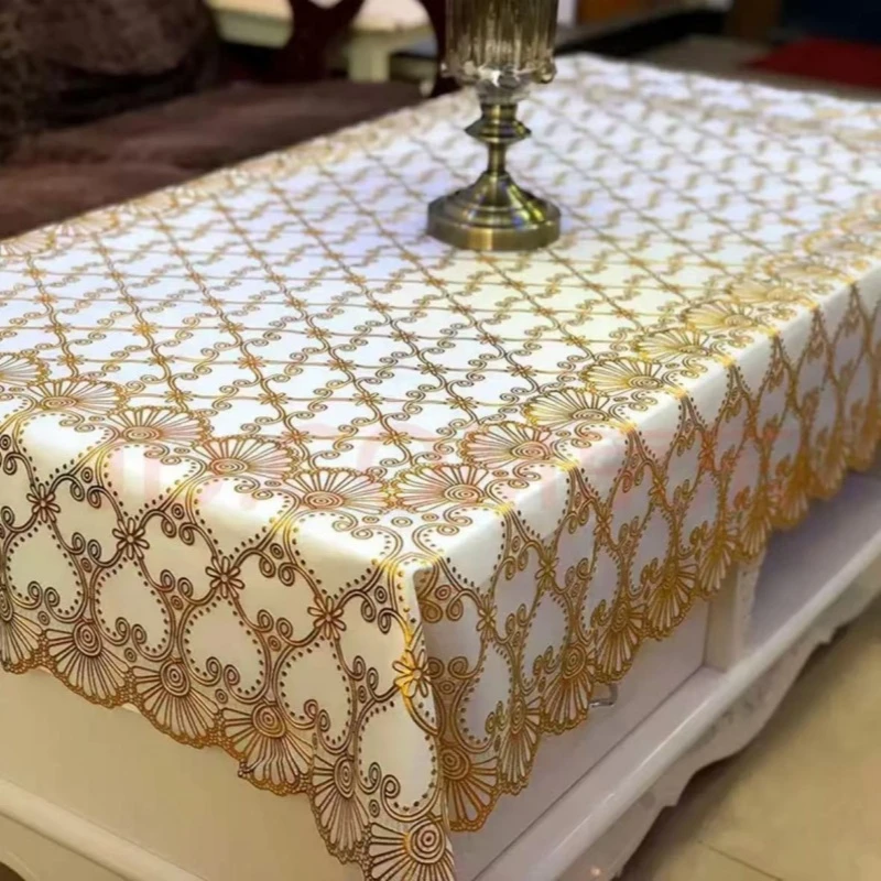 餐桌布防水防油新款免洗pvc茶几垫家用长方形北欧轻奢ins台布罩子