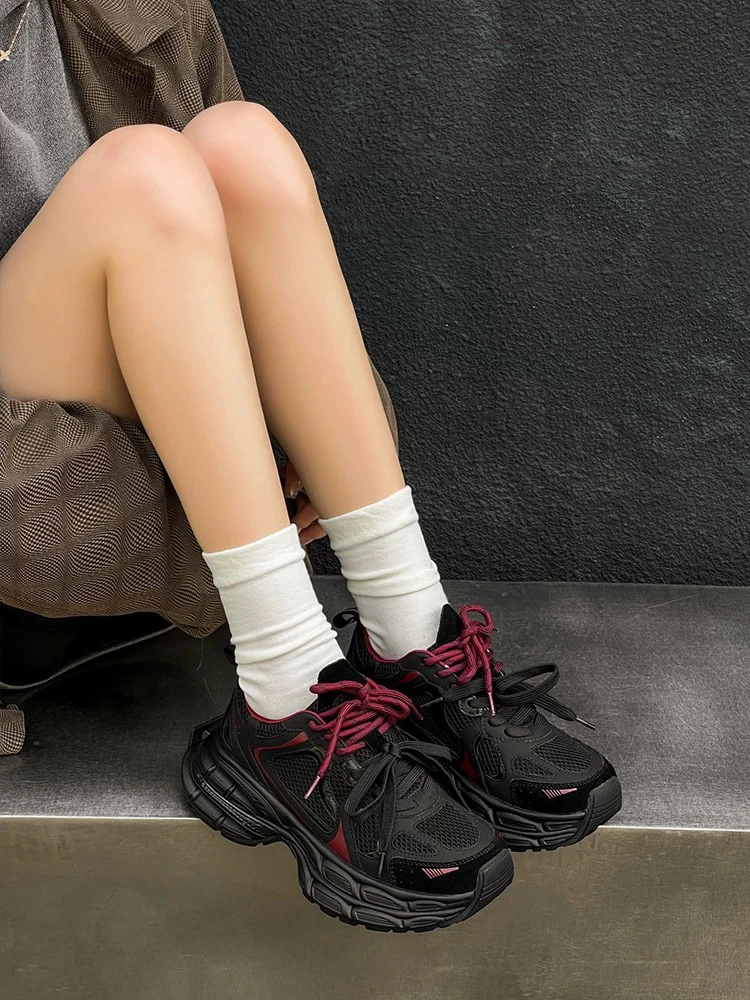 SUSU 小众百搭网红炸街显脚小老爹鞋 5078-80(四左1)