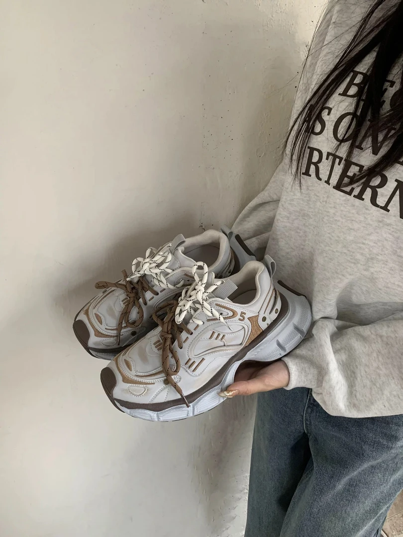 SUSU ins秋季新款潮鞋轻便透气老爹鞋 2756-10 A3 右12