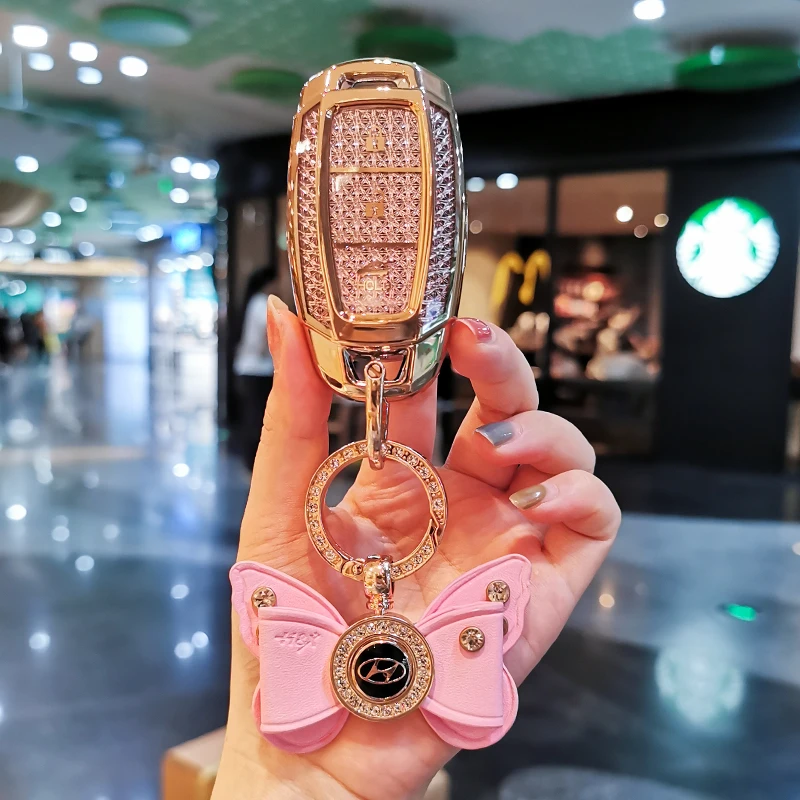 现代ix35车钥匙套伊兰特车名图包悦纳壳菲斯塔索纳塔ix25胜达扣女