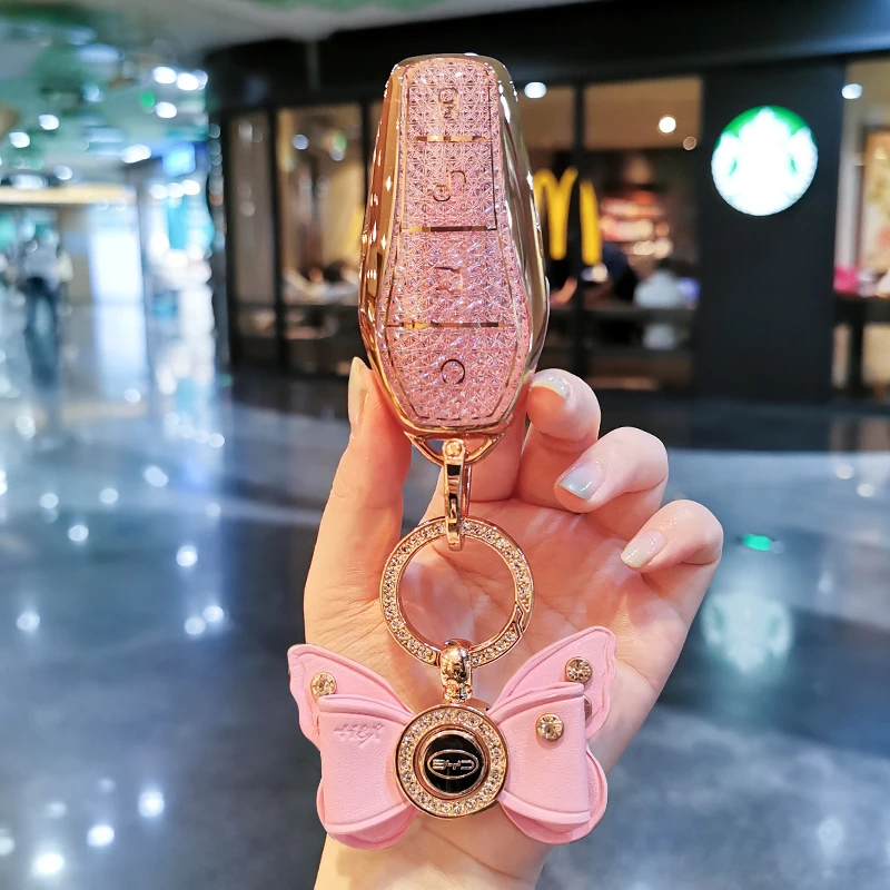 比亚迪新能源钥匙套汉ev海豚宋plusdmi海鸥元plus秦pro海豹06女包