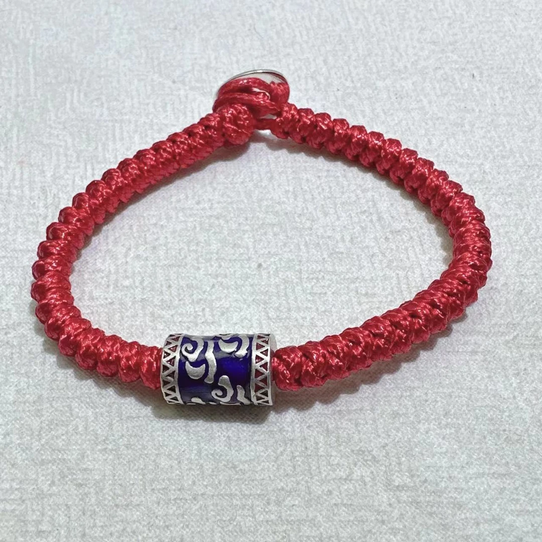 925银皮质手链 （老银工厂店） S4 精品时尚潮流老祥云手绳104