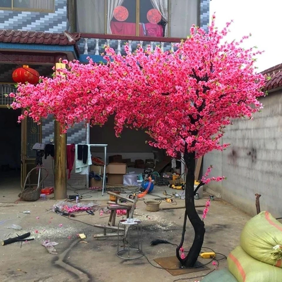室内外仿真新年桃花树樱花树婚庆展览周年庆典装饰大型植物许愿树