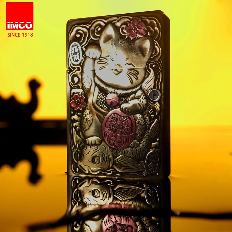 IMCO 招财猫一代 镶嵌工艺 3500 打火机【直播专属】