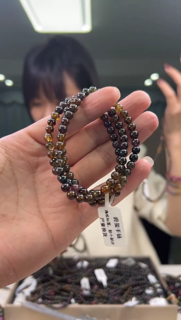 【闪购商品】碧玺碧玺多圈未镶嵌黑糖碧玺多圈/多样性发一5mm+