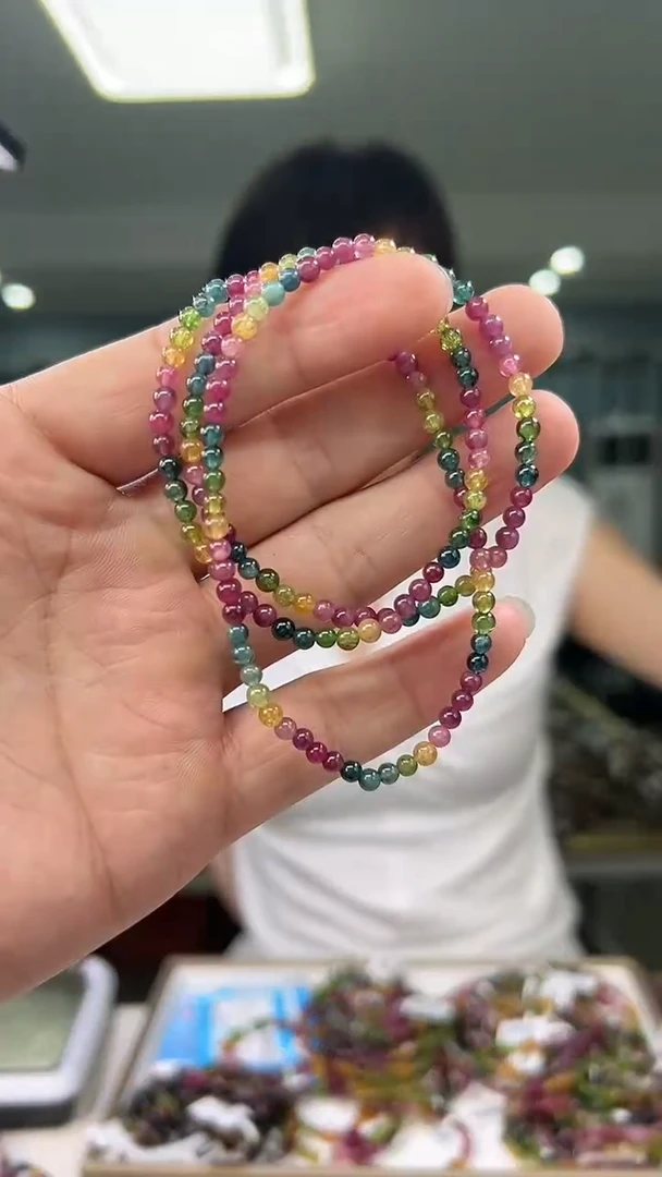 【闪购商品】碧玺碧玺多圈未镶嵌碧玺多圈/多样式发一3mm+