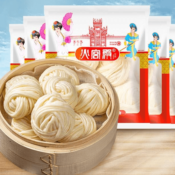 早餐银丝卷天津特产馒头花卷酒店饭店餐饮特色半成品早点加热笋1g