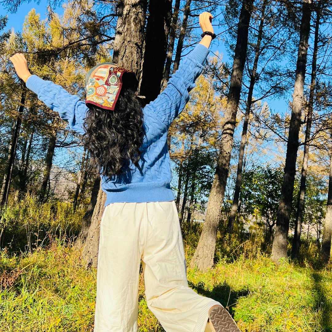 中古方巾碎花复古花色多色气质百搭丝巾春夏透气时尚网红休闲薄款