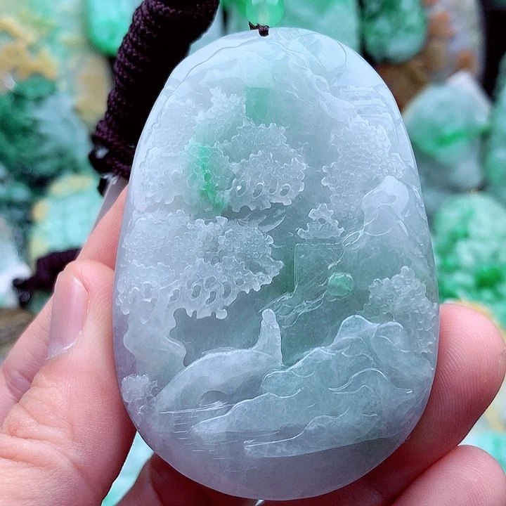翡翠吊坠(不含链)未镶嵌