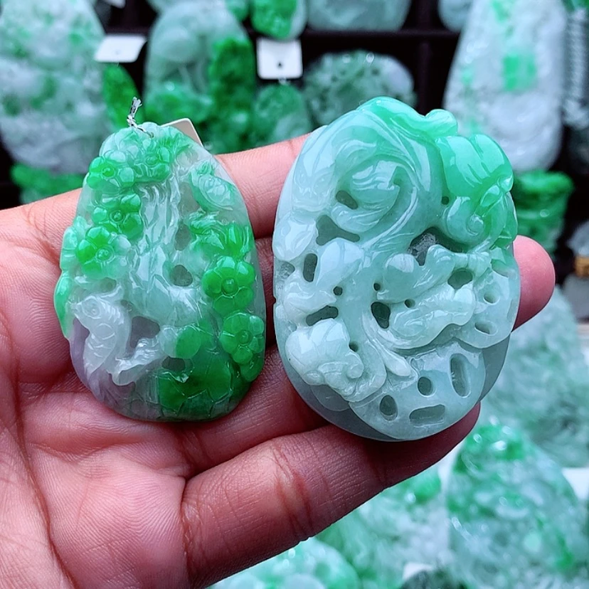 【闪购商品】翡翠颈饰未镶嵌杭****院