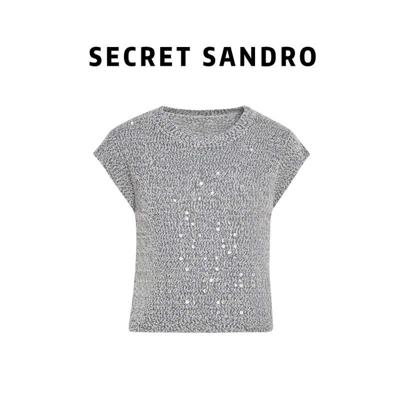 【灰天鹅】【张元一专属】Secret Sandro 毛衫 M54226082Y