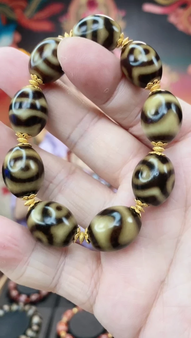 【闪购商品】玛瑙/玉髓手串银S925镶嵌玛瑙多宝手串