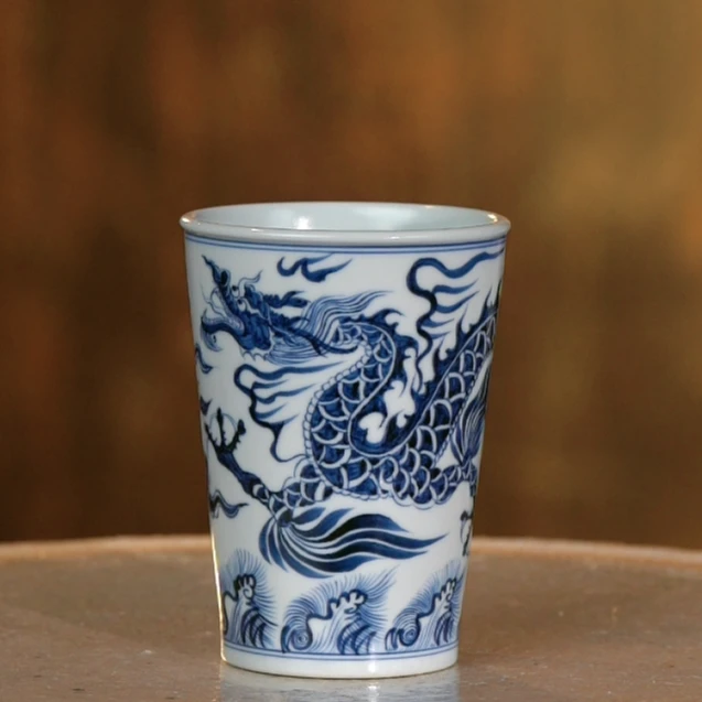景德镇陶瓷 | 龙纹可乐杯