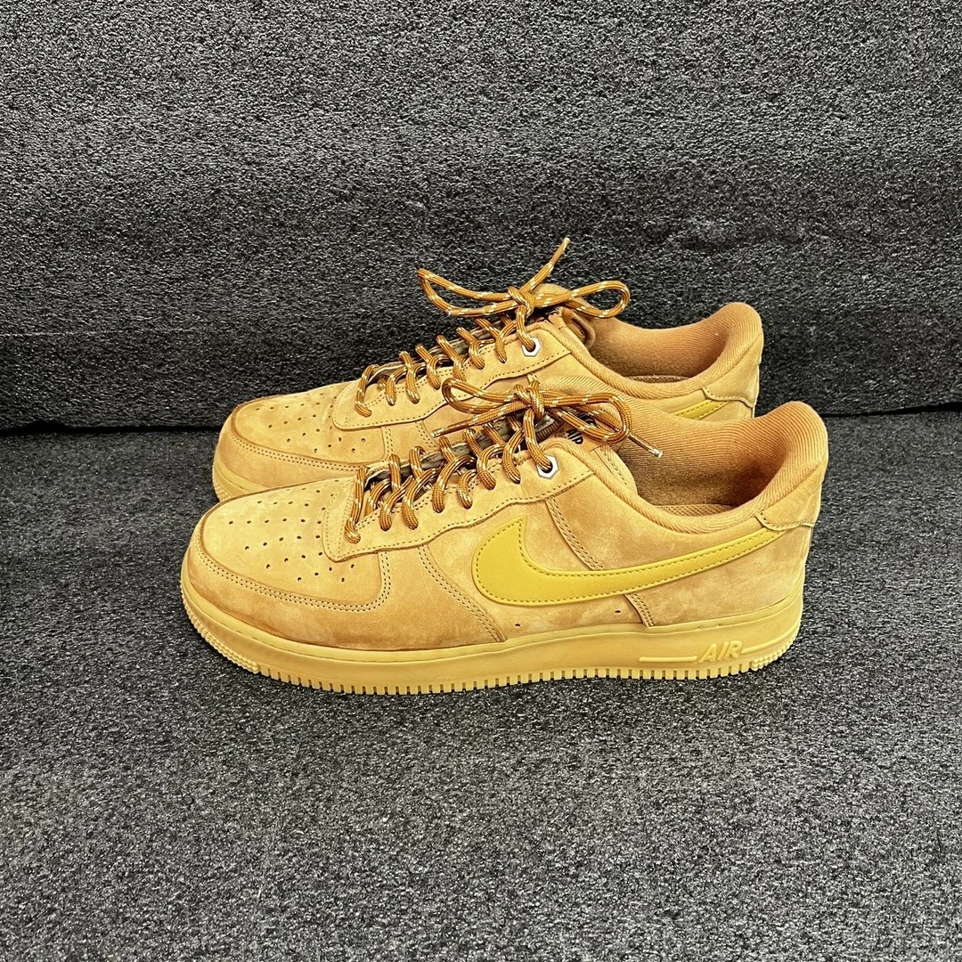 Nike/耐克45码/原盒微穿着/AF1小麦色低帮板鞋CJ9179-200