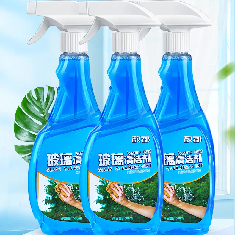 玻璃清洁剂家用擦窗洗窗户除水垢强力去污镜子专用清洗液室擦玻璃