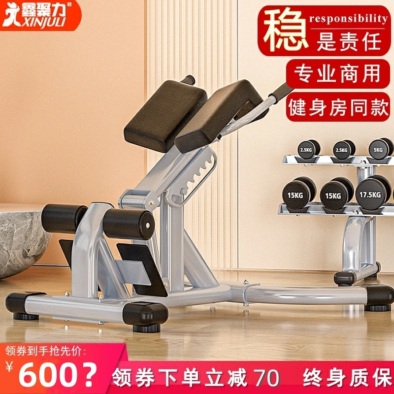 专业罗马椅山羊挺身训练凳家用健身器材腰背部收腹肌椅哑铃凳耐用