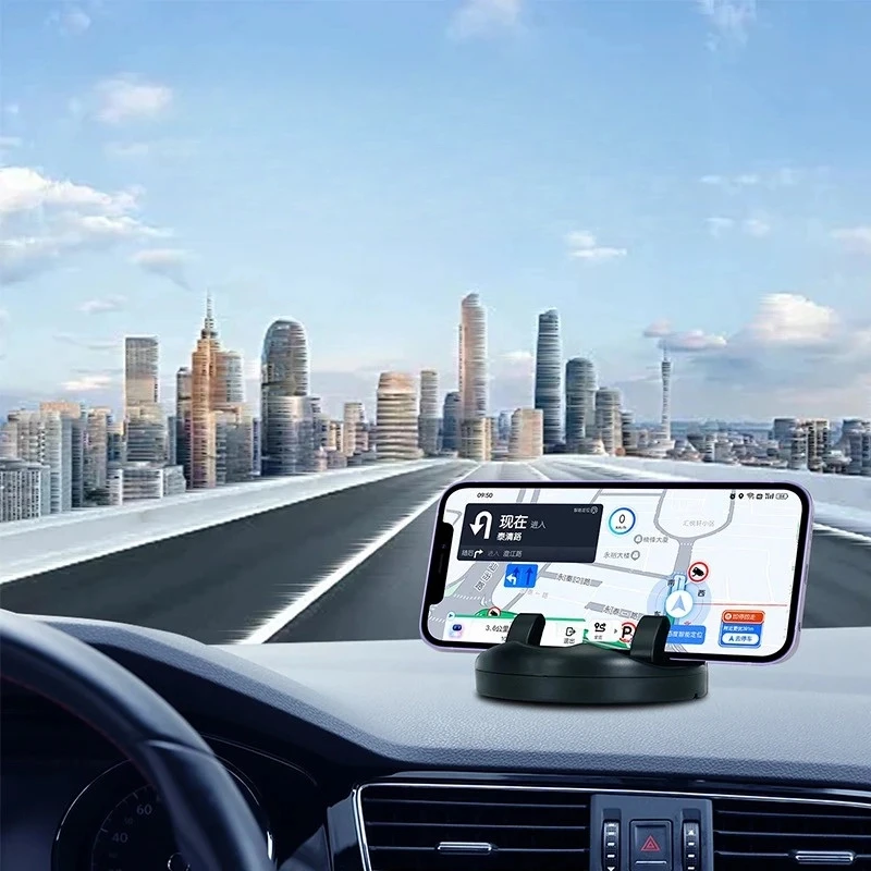 2024新款汽车手机支架车载支架号码牌车上导航旋转仪表台通用