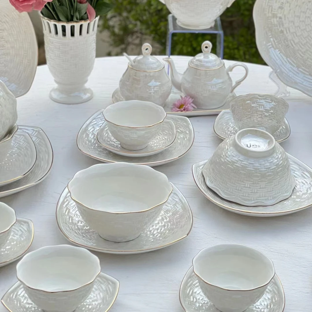 娜孜菲珍珠系列餐具套装