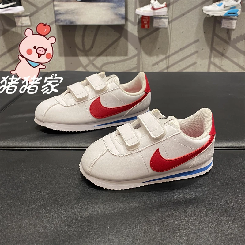 （M）专柜正品耐克NIKE男童女童轻便百搭软底小白鞋阿甘童鞋904769