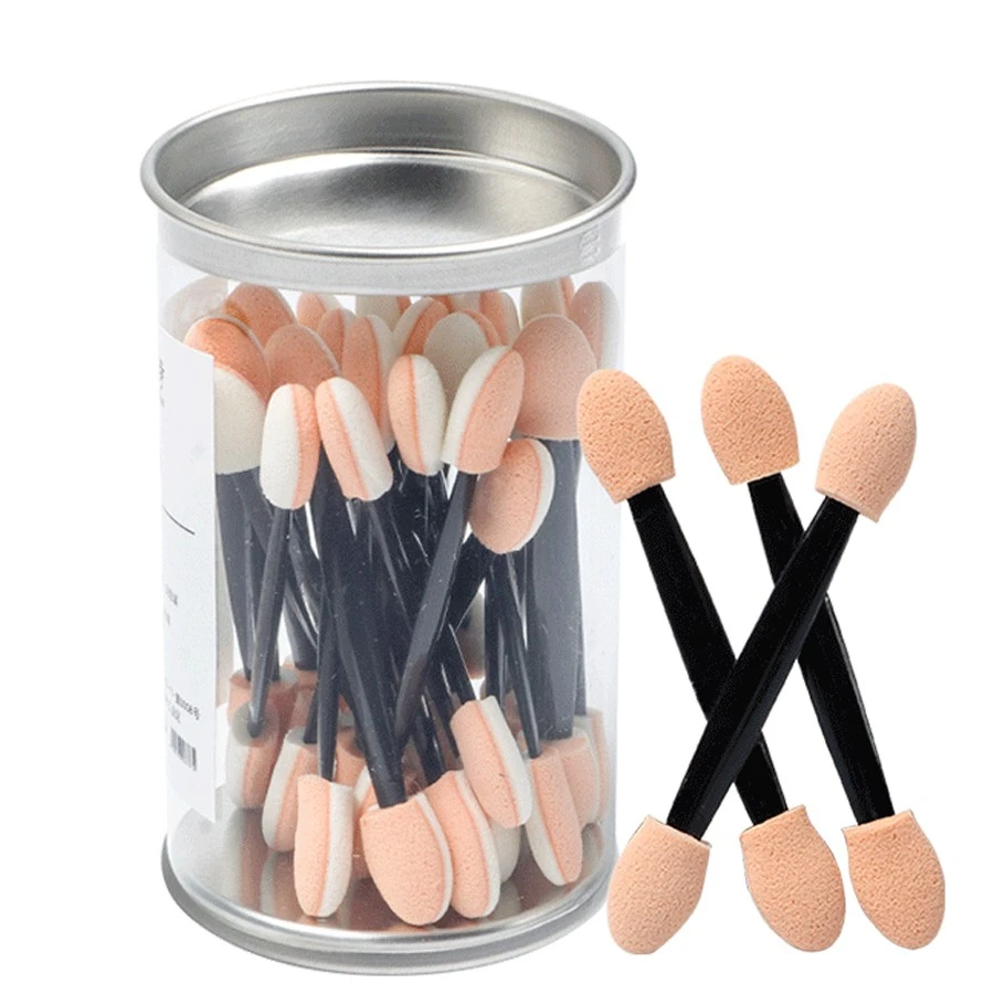 帕瑞诗眼影刷海绵刷头一次性眼影棒双面化妆刷土豆泥眼影刷专用