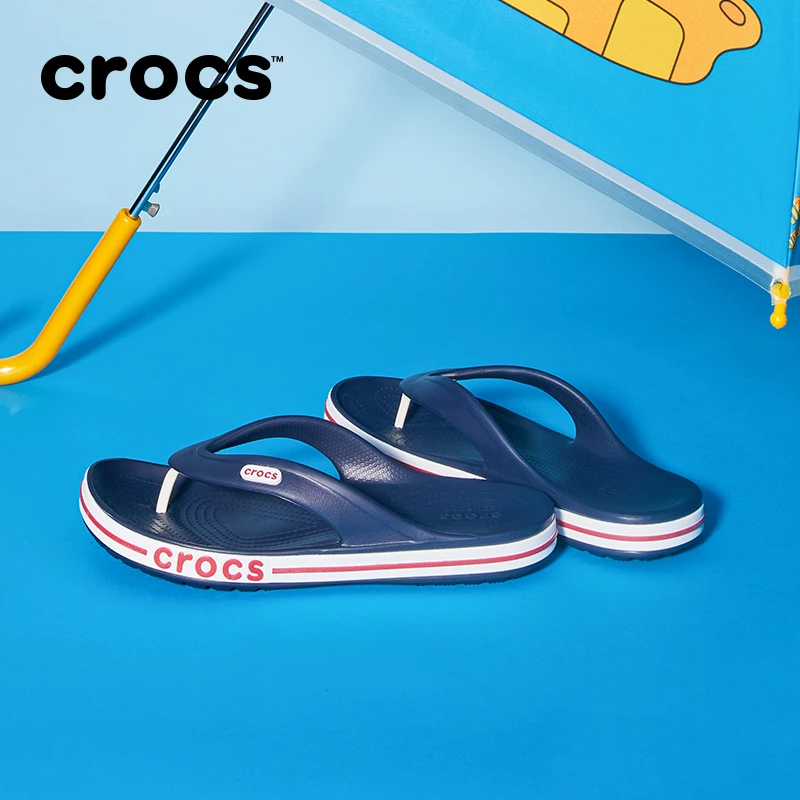 CROCS/卡骆驰【贝雅卡骆班人字拖】欧若风百搭休闲户外凉拖|205393