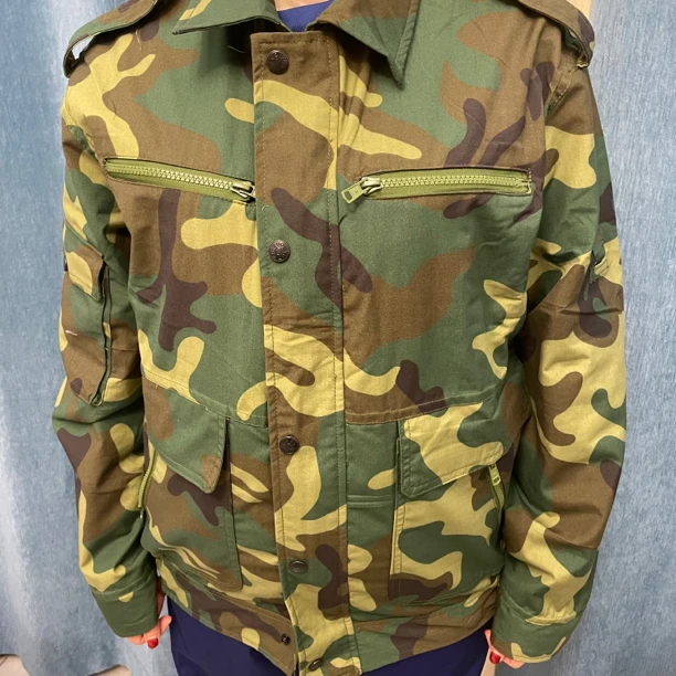 老式迷彩服八十年代耐磨透气服工作服套装