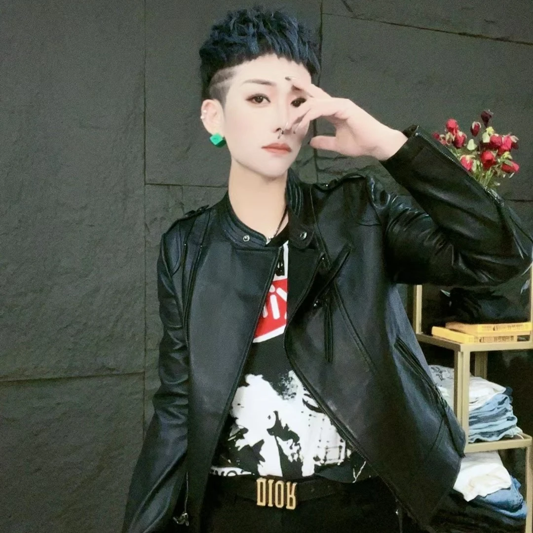 YY欧货潮牌真皮 皮衣外套5166