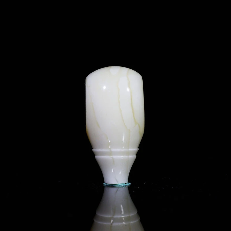 14蜜蜡三通佛头天然原矿精工白蜡花妖花三通满蜡特色蜜蜡配饰U58