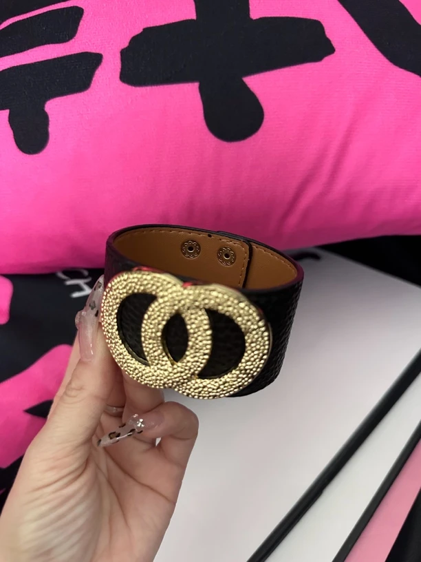 非金属皮质手镯 定制无同款 自留皮带双圈手镯