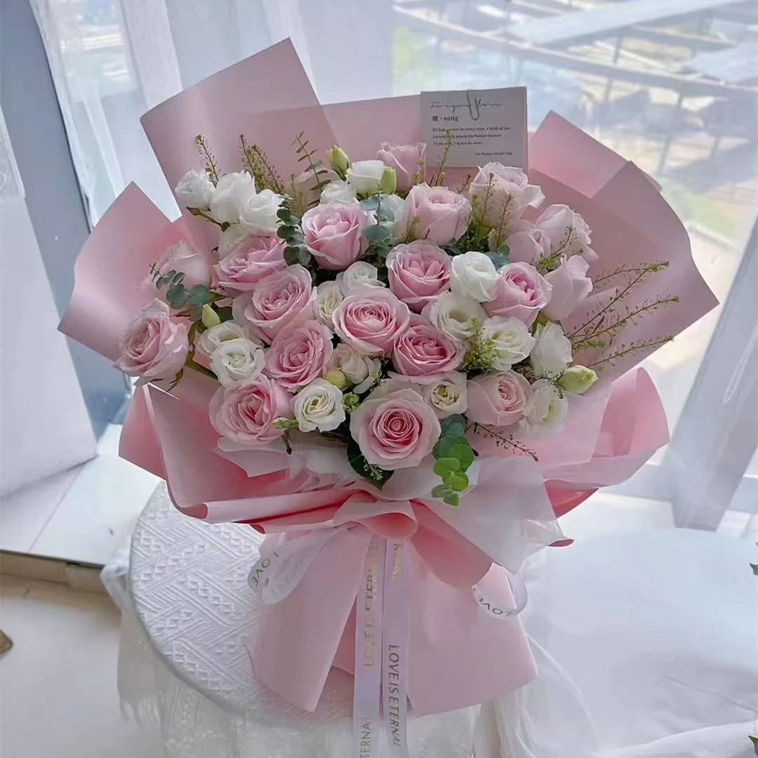 枣庄花店19玫瑰真花市山亭区滕州市生日送女友老婆同城骑手配送
