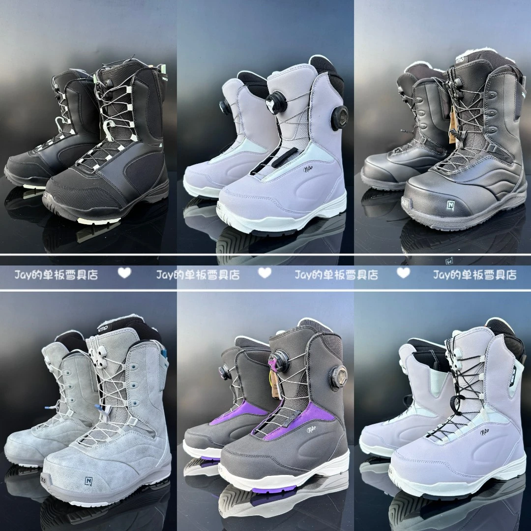 现货24/25新款Nitro 尼卓Crown Flora Scala女款单板滑雪鞋钢丝扣