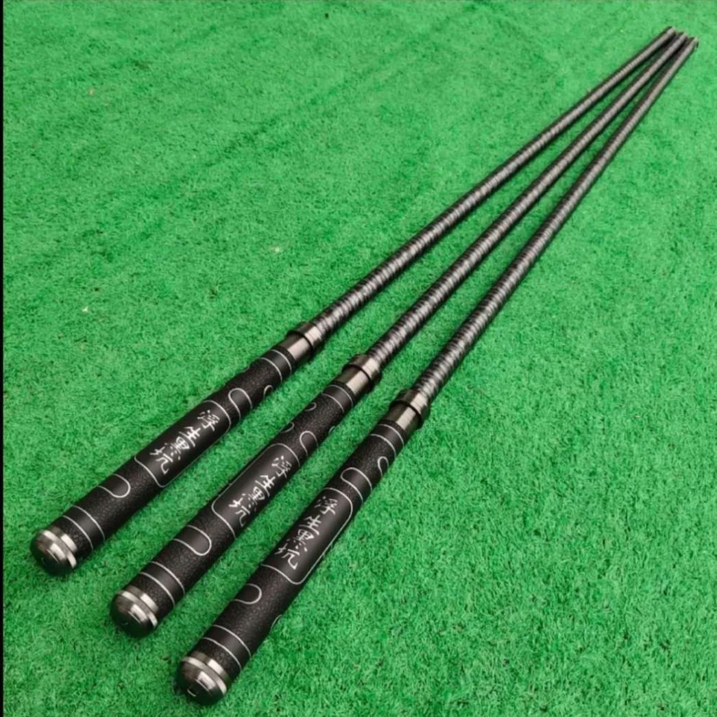 黑棍超轻超硬6h8h19调黑坑竿黑坑飞鱼飞磕