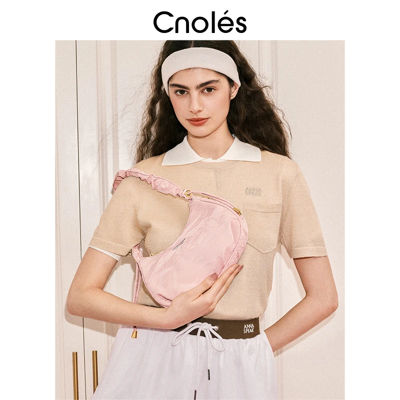 Cnoles蔻一锦感云朵包多巴胺包包女2025新款手提小拎包单肩腋下包