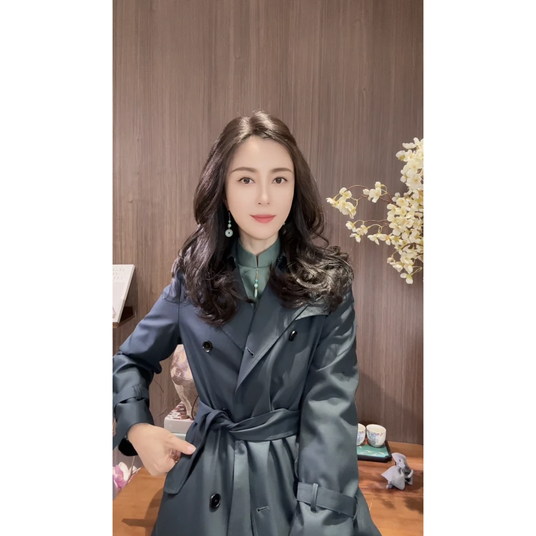 VV&AA 朝歌夜弦 春秋新款时尚气质百搭设计感大衣 T788