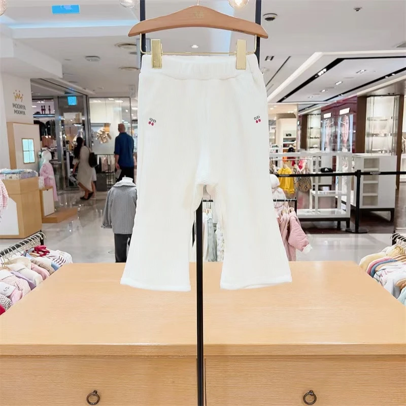 出口韩单  韩国小星星加绒洋气休闲长裤