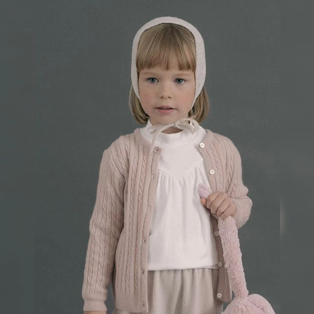 出口韩单  韩国susu冬季新款女宝儿童半高领磨毛打底衫百搭T恤