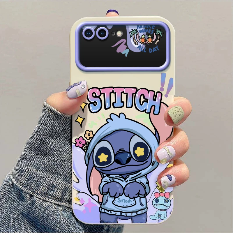 适用iPhone苹果7Plus手机壳A1661全包个性彩绘防摔高级创意史迪仔