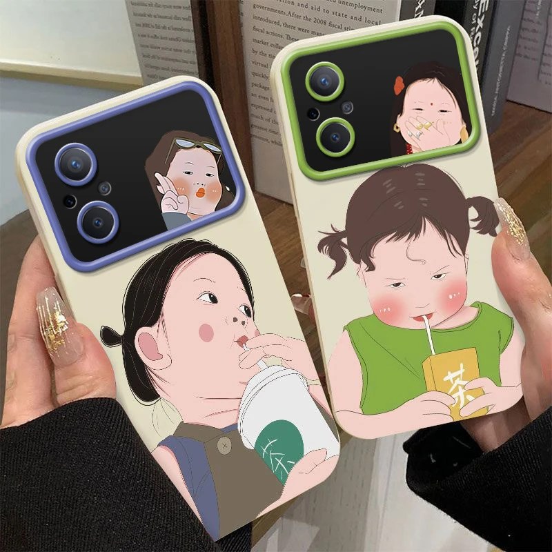 适用华为nova9SE手机壳JLN-AL00创意女款个性彩绘防摔女搞怪女人
