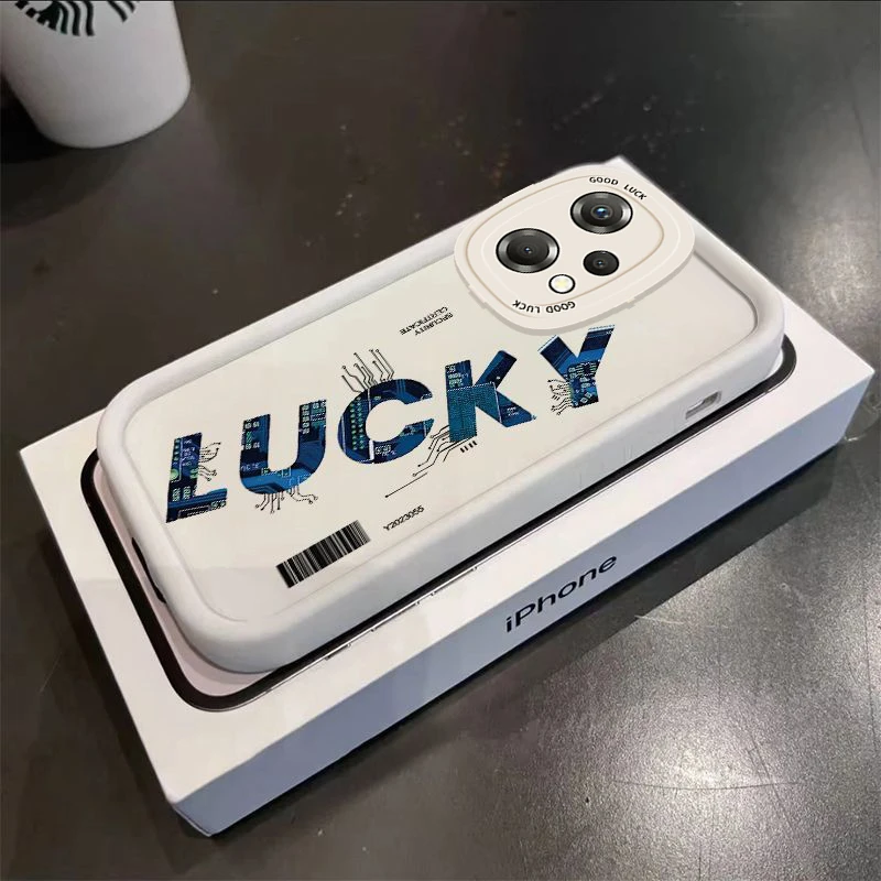 适用OPPOK10x手机壳PGGM10高级创意彩绘全包防摔个性女款电路LUCK